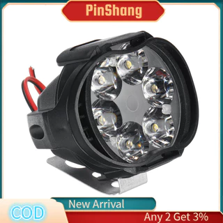 Pinshang 6 Đèn Pha Phụ Trợ Led Cho Xe Máy Đèn Pha Xe 6led Phụ Trợ Đèn Pha Độ Sáng Điện