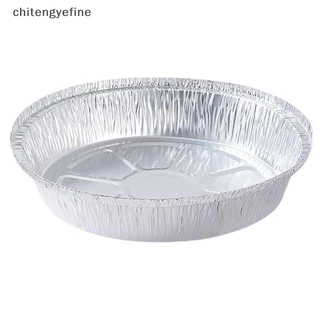 Chitengyefine 10 Cái 6 / 7 / 8 / 9 inch Tròn Thiếc Lá Pie Món Ăn Thiếc Khay Bánh Chảo Nướng Ốp Lưng vn