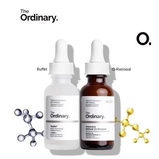 The Ordinary Bộ Chống Lão Hóa Và Chống Nhăn - " Buffet " & Granactive Retinoid 2% Emulsion - 2x30ml