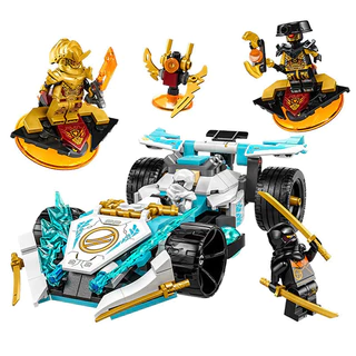 ( Giá gốc ) 307 / chiếc Gạch Dragon Power Spinjitzu Race Car Set Tương Thích Lego Ninjago Minifigures Mô Hình 