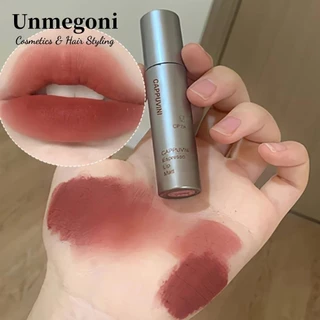 Unmegoni Son Bùn, Nhung Khỏa Thân Chống Dính Cốc Mousse Son Bóng, Son Dưỡng Môi Chống Thấm Nước Lâu Dài