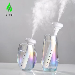 YIYU Máy Phun Sương Tạo Độ Ẩm Không Khí Mini Bằng Nhựa Có Đèn LED