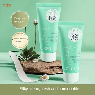 Kem tẩy lông Ezrolii Silky Beauty 60g Nhẹ nhàng và không gây kích ứng Tẩy lông nách và chân cho nam và nữ vrru