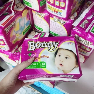 Miếng lót sơ sinh Bonny- 28 miếng dùng với quần dán tam giác