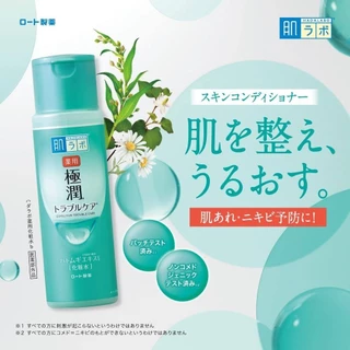 Refill lotion Rohto Hada Labo Medicated Polar Skin Conditioner Conditioning (Trouble care)