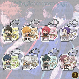 Móc khóa BLUE LOCK ver LỚP HỌC BẤT ỔN in hình anime chibi mica trong acrylic keyring dễ thương-ĐH