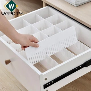 WAPKTY 5 Cái Kết Hợp Bảng Phân Vùng, DIY Sắp Xếp Lưu Trữ Ngăn Kéo Chia, Tủ Quần Áo Hộ Gia Đình Có Thể Điều Chỉnh Tiết Kiệm Không Gian Tủ Quần Áo Tách Tất