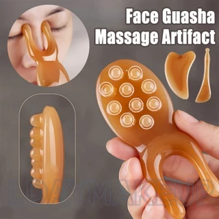 Nhựa Mặt Guasha Massage Làm Đẹp Hiện Vật / Da Mặt Cơ Thể Giảm Chóng Massage Cạp / Nâng Mũi Gua sha Spa Massage Dụng Cụ Chăm Sóc Sức Khỏe