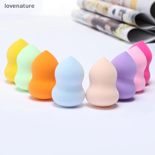 [Lovenature.vn] Bột chống dính Puff Water Drop Gourd Oblique Cut Powder Puff Face Wash Cotton Pad Trang điểm Trứng trang điểm [vn]