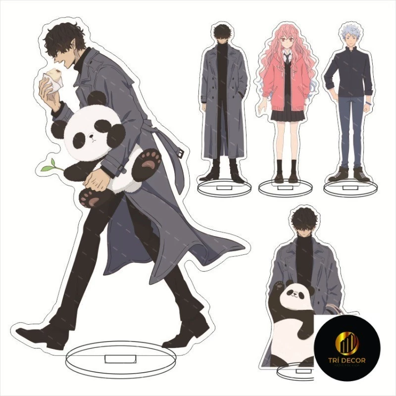 Giá Đỡ Đồ trang trí Nhân Vật Anime Kyuujitsu No Warumono San Bằng Acrylic