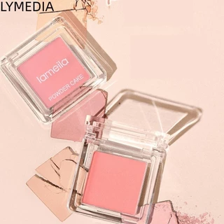 LYMEDIA Phấn má hồng đơn sắc, má hồng đường viền mặt Cheek Rouge Brighten Blush Powder Palette, Mỹ phẩm tự nhiên Trang điểm lâu trôi Blusher Beauty