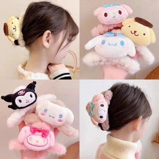 Kẹp Sang Trọng Dễ Thương Quế Chó Kẹp Tóc Sanrio Cá Mập Kẹp Bé Gái Phụ Kiện Tóc Thời Trang