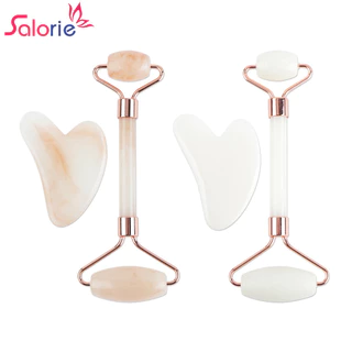 Salorie Nhựa Guasha Ban Mặt Cổ Cơ Thể Gua Sha Dụng Cụ Massage Giảm Béo Làm Săn Chắc & Loại Bỏ Nếp Nhăn Ban Cạo Con Lăn Bộ Máy Mát Xa