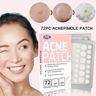 72 miếng dán hổ trợ giảm mụn vô hình tiện lợi/ Acne Patch