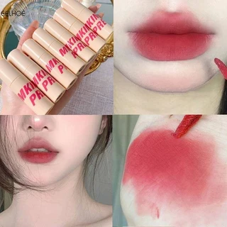 Mking Pretty Matte Velvet Lip Gloss Mousse Lip Glaze Matte Sinh viên Son môi trơn Kết cấu bùn không phai Màu trắng Son môi dưỡng ẩm Son bóng