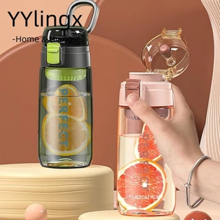 YYlingx Cốc Nhựa, Bình Nước Ngoài Trời Di Động, Bình Dễ Thương Dung Tích Lớn 500ml Cốc Nước Thể Thao Học Sinh Người Lớn