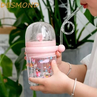 Desmond Trẻ Em Cốc Nước Bé Gái 250ml Ngộ nghĩnh Cá Voi Hoạt Hình Cho Trẻ Em Bình Ăn