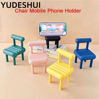 YUDESHUI Giá đỡ điện thoại di động, Giá đỡ điện thoại ghế nhựa đa chức năng, Giá đỡ điện thoại di động dễ thương sáng tạo di động Điện thoại di động