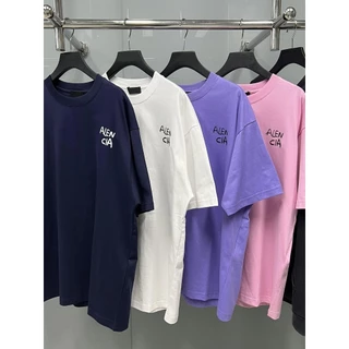 OFER BALENCIAGA 23ssHigh Version New Straw LetterTT-shirt Men's and Women's Same Style Couple's Fashion All-Match Casual Short Sleeve