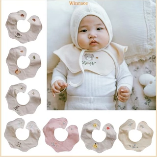 Yếm Cotton WRC Cho Yếm Ăn Cho Bé 0-6M Sơ Sinh Dễ Thương Thêu Yếm Trẻ Sơ Sinh Sản Phẩm