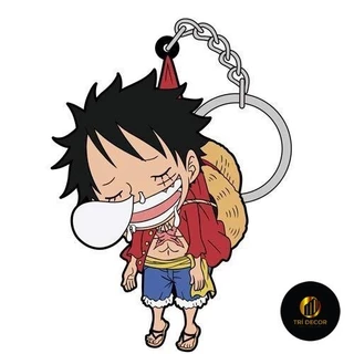 ( Mica trong acrylic ) Móc khóa One piece Đảo hải tặc quà tặng xinh xắn dễ thương in hình anime chibi