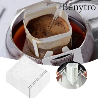 Benytro 25 / 50 Chiếc Túi Cà Phê Fliter, Tay Cầm Treo Tai Túi Giấy Portafilter, Phụ Kiện Cà Phê Espresso Dùng Một Lần Thân Thiện Với Môi Trường