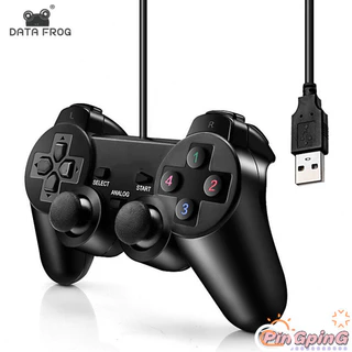 2024new!! Có Dây Usb Pc Bộ Điều Khiển Trò Chơi Tay Cầm Chơi Game Cho Pc Windows Máy Tính Laptop Màu Đen Cần Điều Khiển