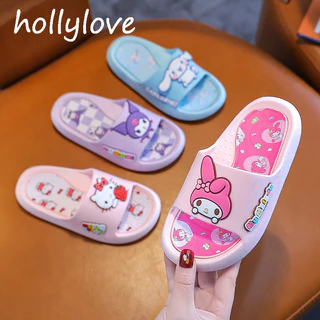 hollylove dép bé gái dép cho  bé gái dép cho bé  Dép xỏ ngón Sanrio dép đi trong nhà 2024 NEW STYLE CTX24302S3 10Z240305