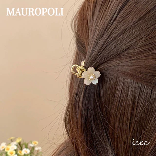 Mauropoli [Sẵn Sàng] Kẹp Tóc Hoa Phong Cách Mori Nữ Bên Trước Nổ Kẹp Mini Công Chúa Nhỏ Đầu Kẹp Người Ảnh Hưởng