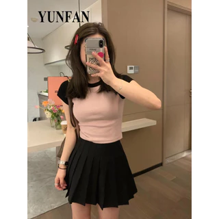 YUNFAN Áo Sơ Mi áo sơ mi nữ áo kiểu hàn quốc ins Định hình xu hướng chic Tinh tế WCS2430QL5 13Z240327