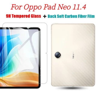 Miếng Dán Sợi Carbon + Phim Kính Cường Lực Cho Oppo Pad Neo 11.4inch 2024 OPD2302 OPD2303 Pad Air2 1