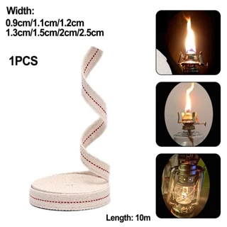 Exqu 1m Cotton Flat-wick đèn dầu đèn lồng Vintage Cắm trại đèn bấc