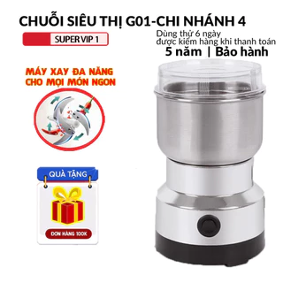 Máy Nghiền Đồ Khô, Máy Xay Các Loại Hạt, Ngũ Cốc, Gạo, Siêu Tốc, Siêu Mịn Mẫu Mới