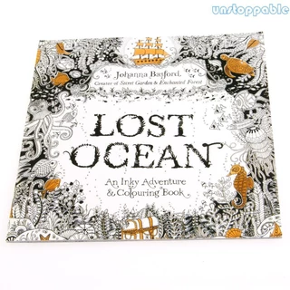 Un * Lost Ocean Vẽ Coloring Book Graffiti Sách Người Lớn Tranh Trẻ Em Mới