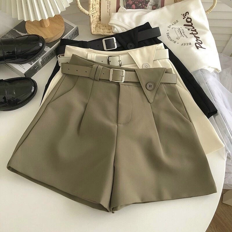 Quần Short Lưng Cao Khóa Kiểu Mới- TẶNG KÈM DÂY LƯNG mã 307 ok