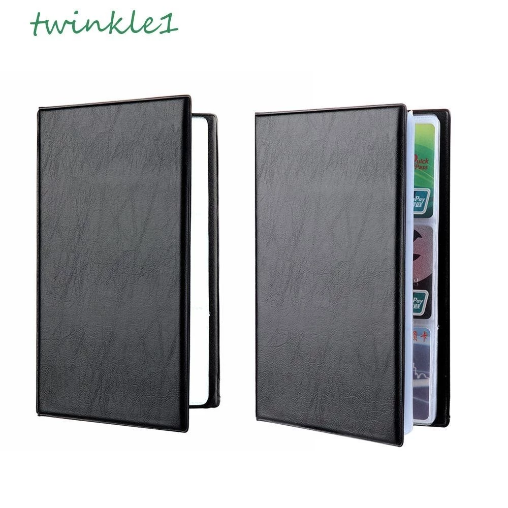 Twinkle Leather Card Bits Di Động Đơn Giản Chống Nước Dung Tích Lớn Thẻ album Thẻ Ngân Hàng Thẻ Đựng Thẻ