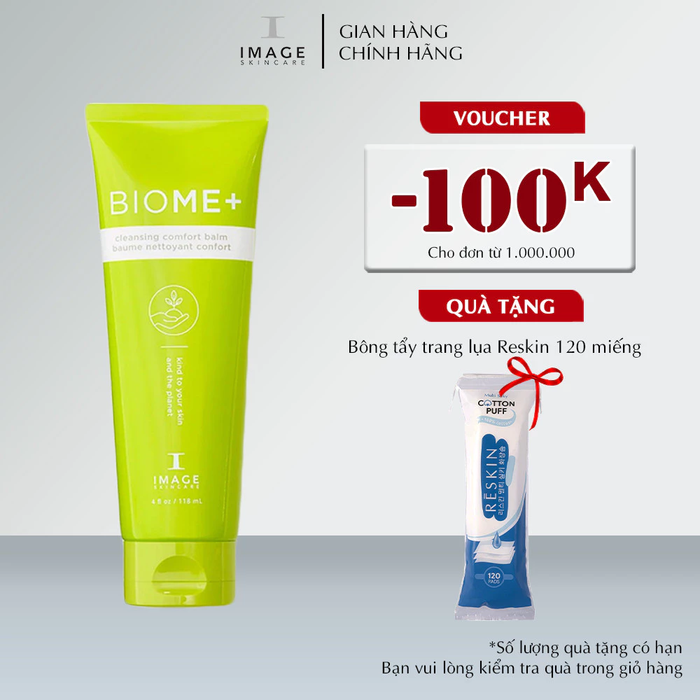 Sữa Rửa Mặt Làm Sạch Da Dịu Nhẹ Dành Cho Da Khô Nhạy Cảm IMAGE Skincare BIOME+ Cleansing Comfort Balm