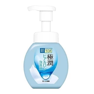 Sữa rửa mặt tạo bọt Hada Labo Gokujyun Hyaluron chứa axit hyaluronic 160ml túi refill 140ml