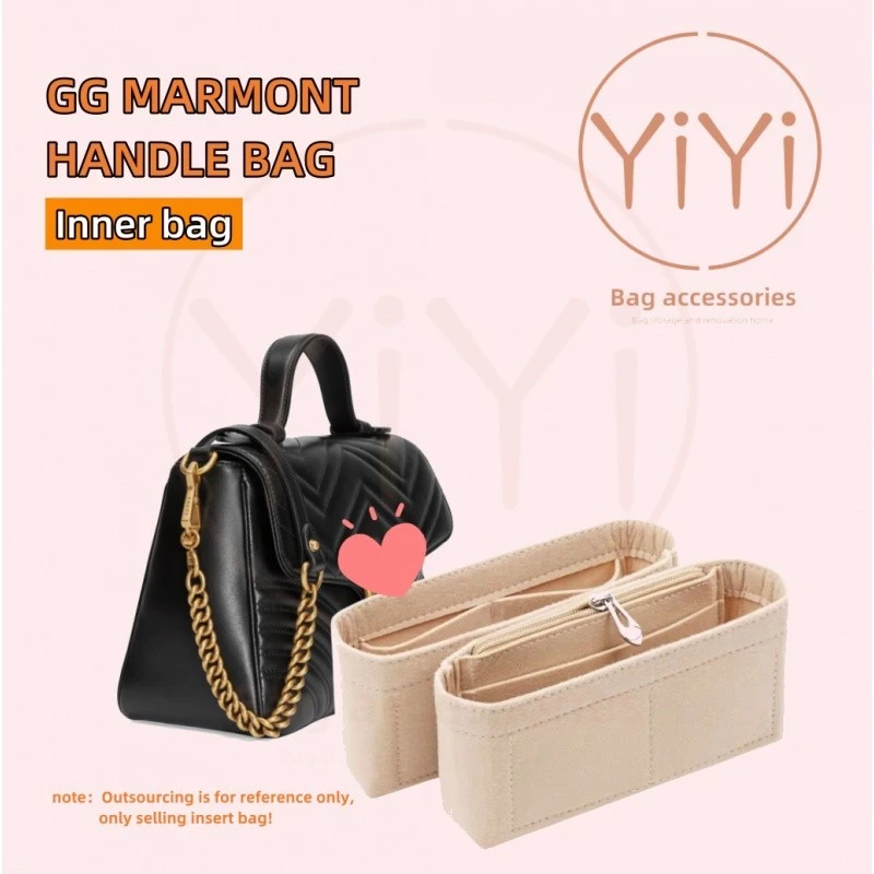 【YiYi】 lót túi giữ form GG MARMONT HANDLE BAG túi đựng đồ chia ngăn túi