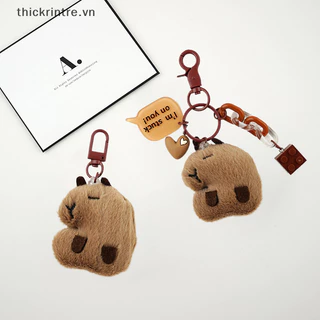 Thi Dễ Thương Capybara Mặt Dây Chuyền Sang Trọng Búp Bê Móc Khóa Lông Tơ Động Vật Móc Khóa Charm Xe Ba Lô Mặt Dây Chuyền Trang Trí Trẻ Em Quà Tặng Sinh Nhật VN