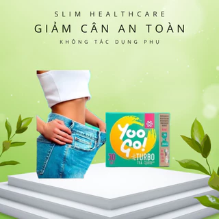 Trà thảo mộc giảm cân Trà thải độc ruột, Yoo Go Turbo Tea siberian Trà detox giãm mỡ hộp 30 gói  SLhealthcare