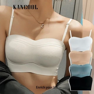 Kancool Ống Top Quần Lót Tập Hợp Nữ Siêu Mỏng Liền Mạch Lớn Ngực Nhỏ Áo Ngực