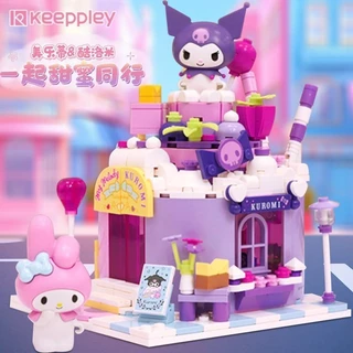 Keeppley Khối Xây Dựng Sanrio Đi Bộ Ngọt Ngào Với Kuromi Giai Điệu Lắp Ráp Đồ Chơi Cho Bạn Gái Quà Tặng Sinh Nhật