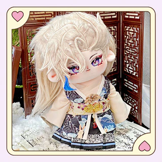 20cm Búp Bê Plushie Genshin Tác Động Neuvillette Sang Trọng Búp Bê Cotton Quần Áo Thay Đổi Trang Phục Trang Phục Cosplay Anime Một Mảnh Cotton Cross-Dressing