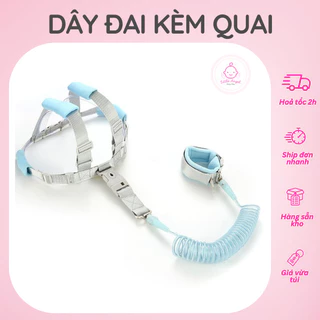 SET Áo Quai Chống Lạc Kèm Dây Đeo Tay 2M Chắc Chắn Cho Bé