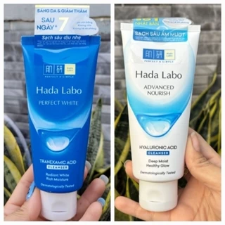 Kem Rửa Mặt Tạo Bọt Hada Labo 80G Sạch Sâu Bụi Bẩn Da Nhờn Cấp Ẩm Dưỡng Trắng Sáng Da