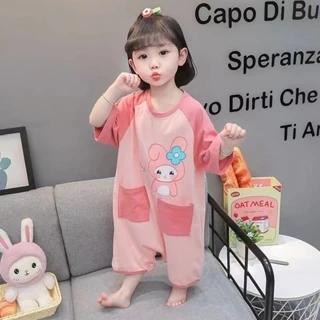 [Sản phẩm mới] Túi ngủ ngắn tay mùa hè Onesie dành cho bé gái