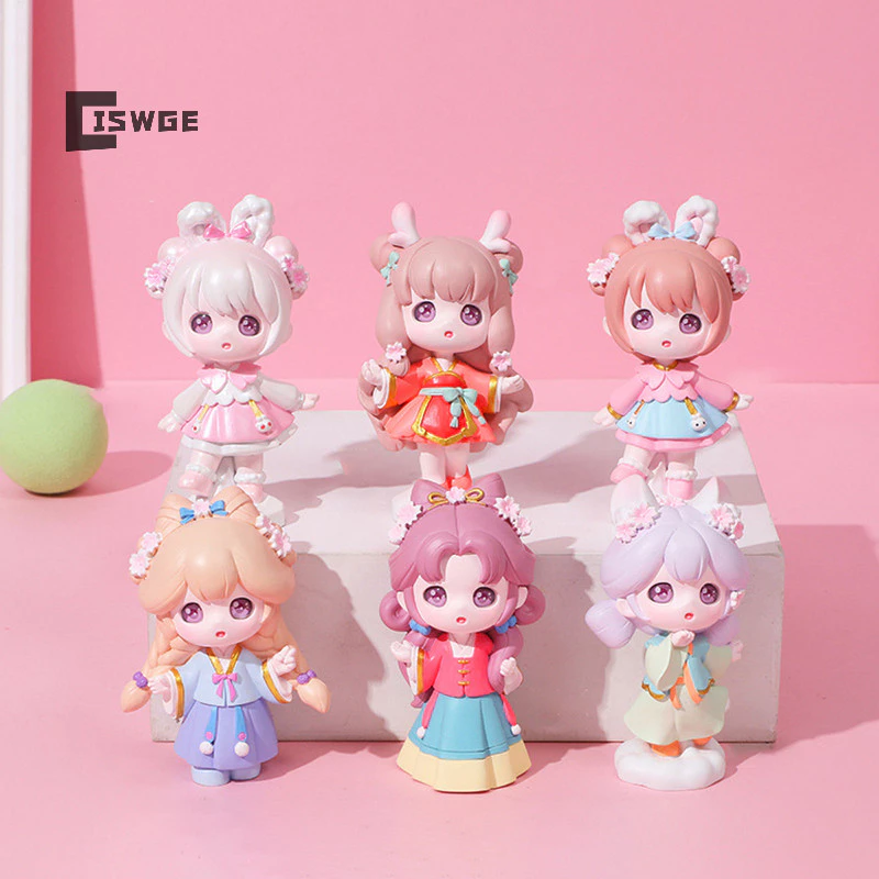 [Ciswge] Phong cách cổ điển Girls Series Blind Box Nhân vật hành động dễ thương Đồ chơi búp bê Đồ trang trí để bàn [MỚI]