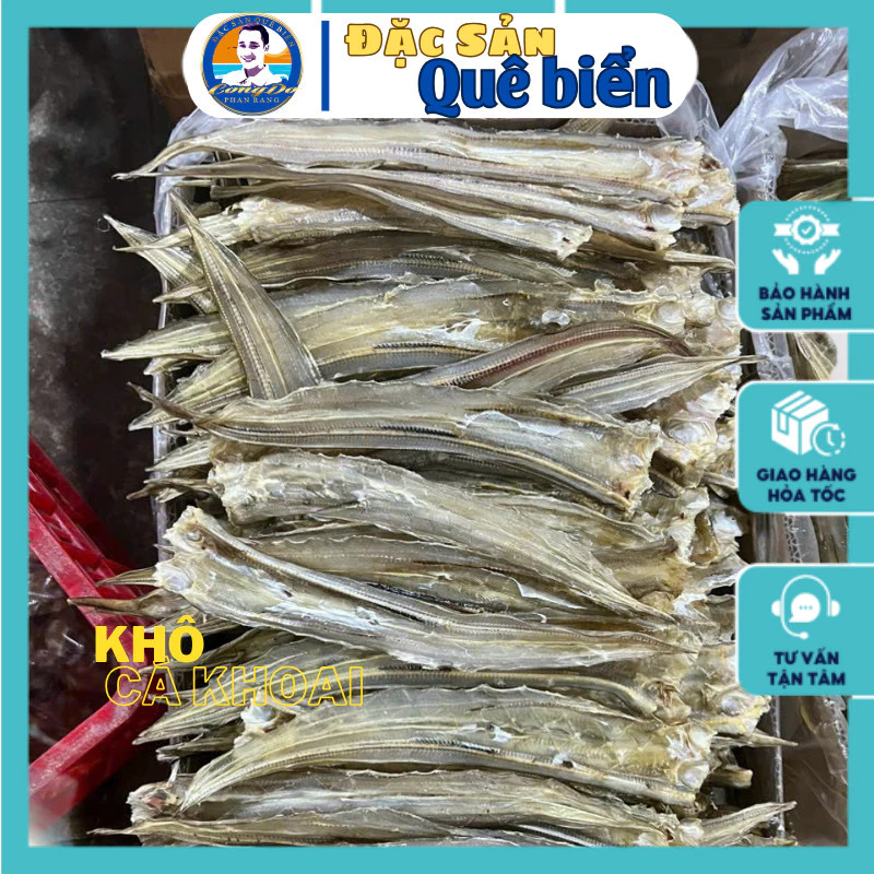 Khô Cá Khoai Xẻ Loại Ngon - 1KG Ăn là Ghiền - Đặc Sản Quê Biển Phan Rang