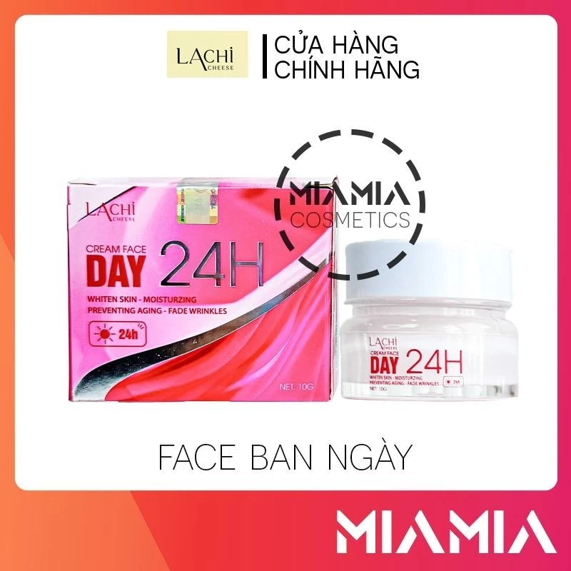 Kem Face 24H Ngày Lachi - Kem Dưỡng Trắng Da Cấp Tốc Cream Face Day Lachi Cheese Chính Hãng